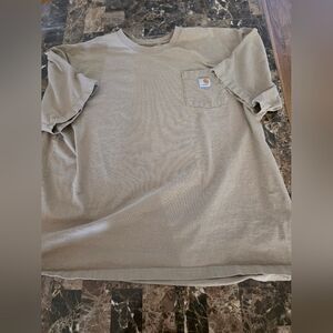 Carhartt Men's Tan Pocket T-Shirt
